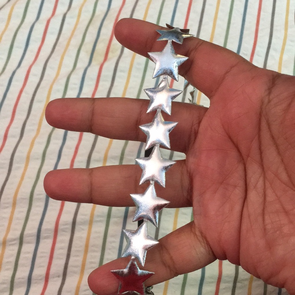 Metallic star headwrap